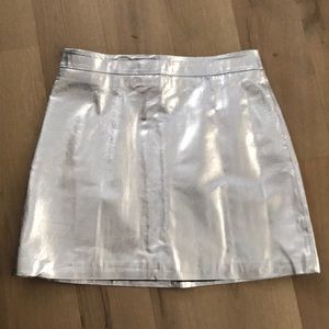 Zara metallic skirt